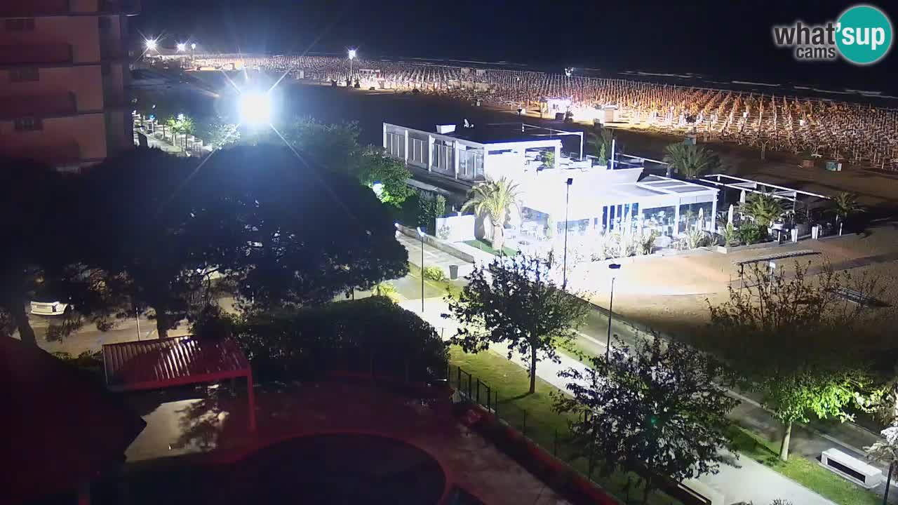 Live Webcam Bibione beach – view from Ashanti ApartHotel