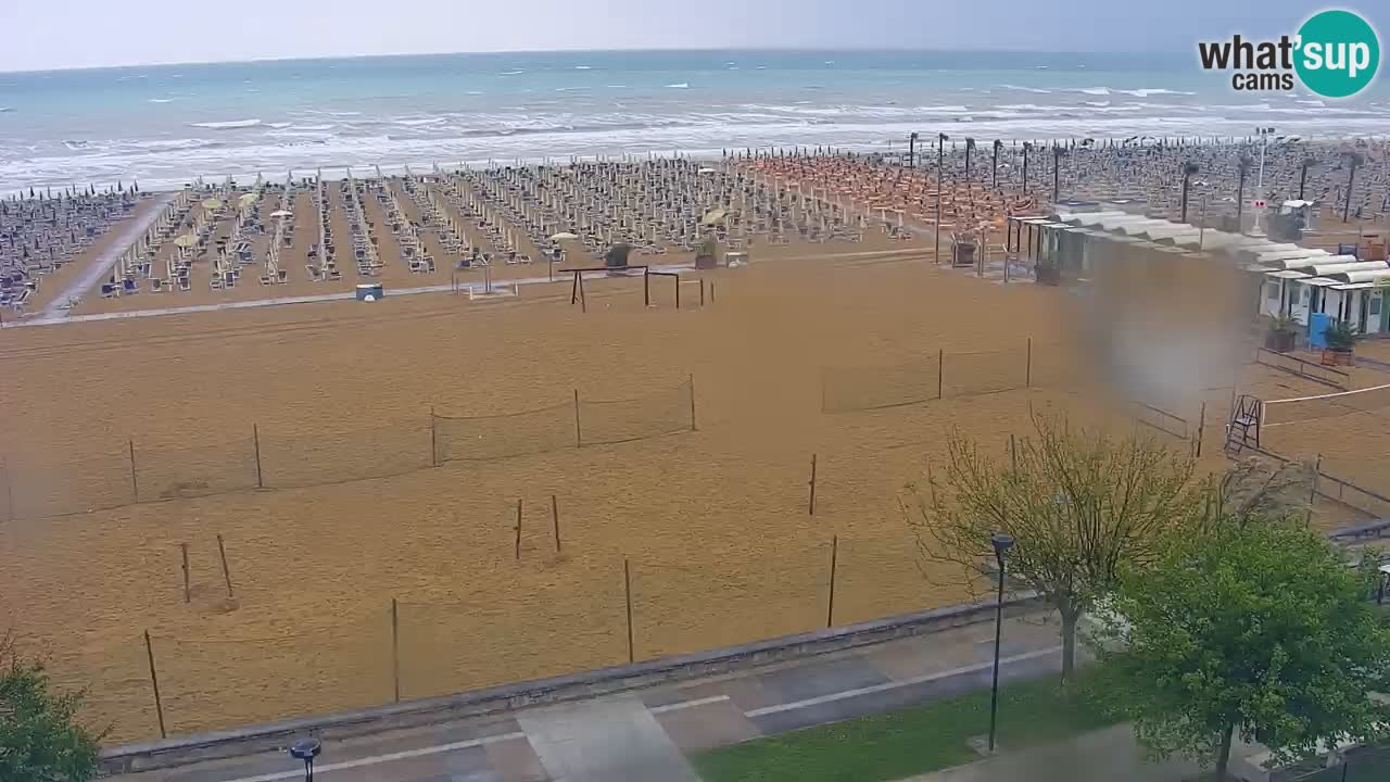 Webcam en vivo playa Bibione – vista desde Ashanti ApartHotel