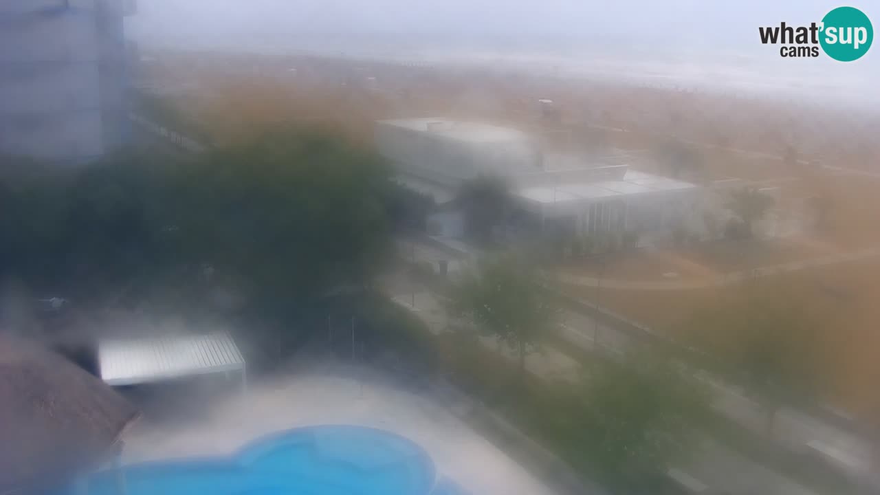 Webcam en vivo playa Bibione – vista desde Ashanti ApartHotel