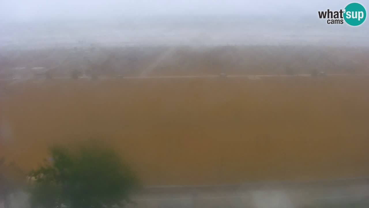 Webcam en vivo playa Bibione – vista desde Ashanti ApartHotel