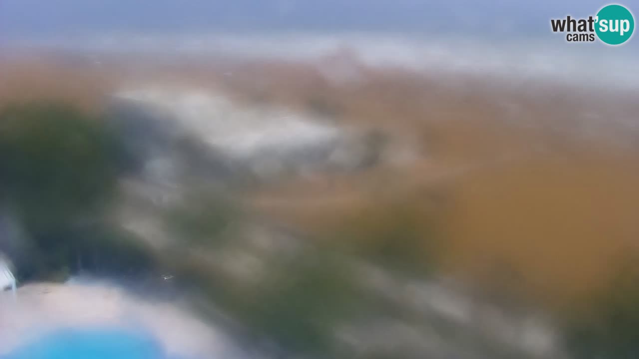 Web kamera Bibione plaža – pogled sa Ashanti ApartHotela