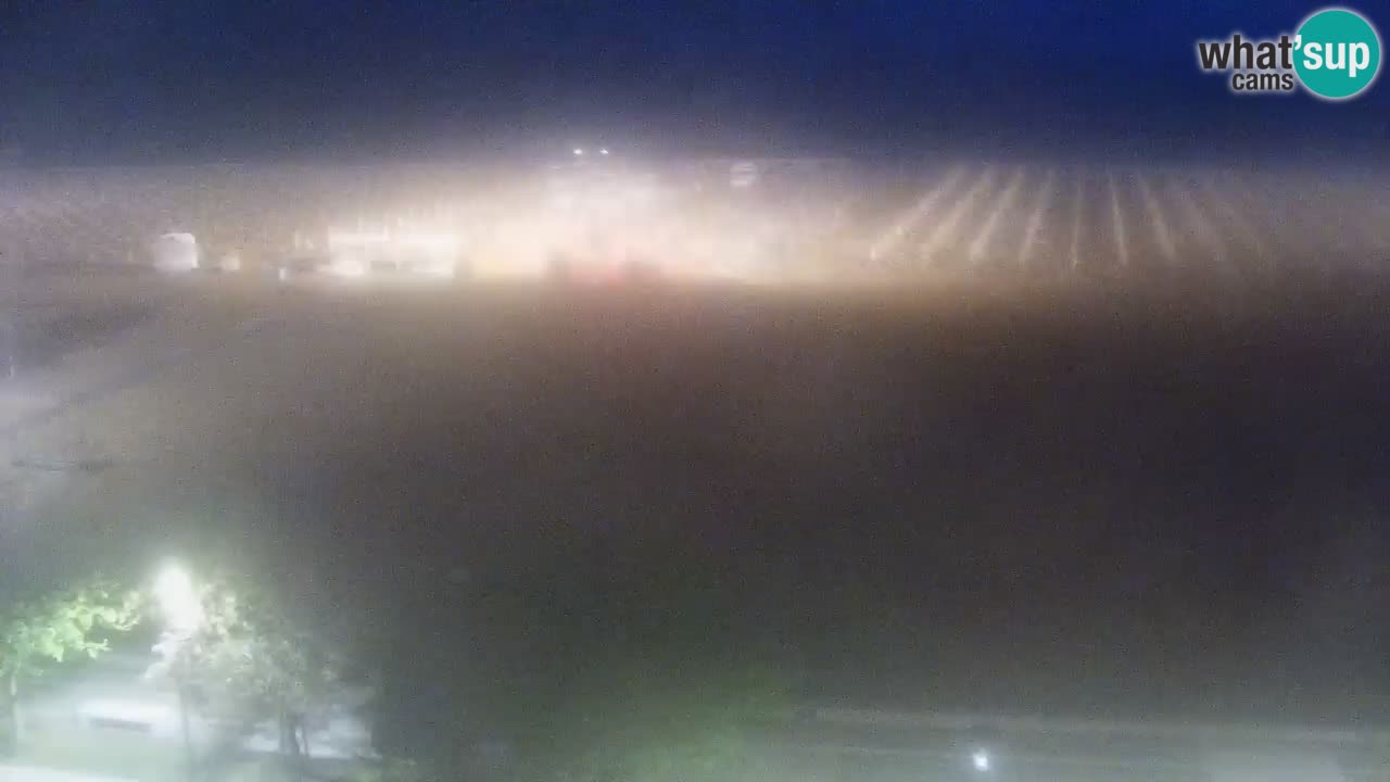 Webcam en vivo playa Bibione – vista desde Ashanti ApartHotel