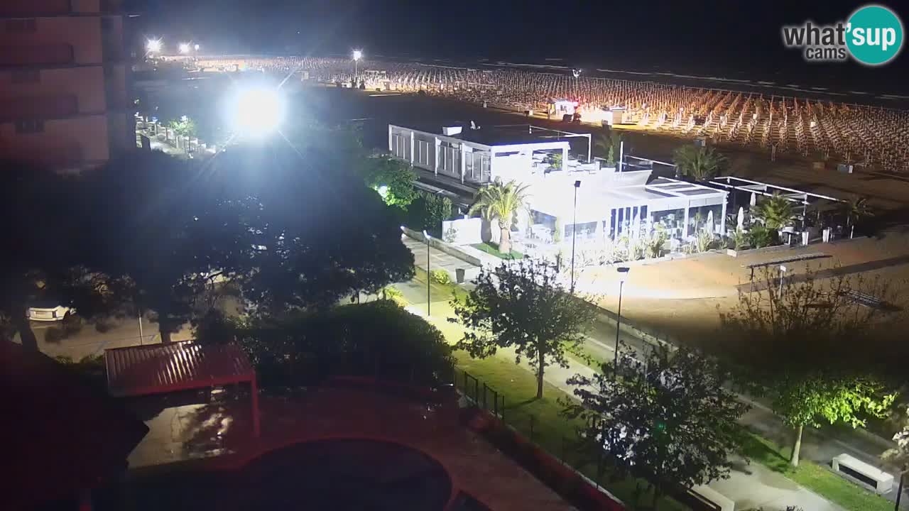 Live Webcam Bibione spiaggia – vista dall’Ashanti ApartHotel