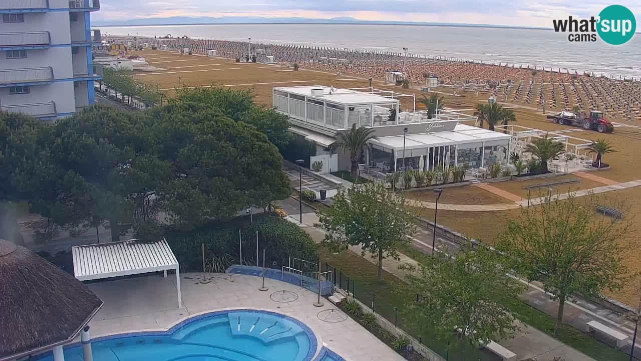 Live Webcam Bibione spiaggia – vista dall’Ashanti ApartHotel