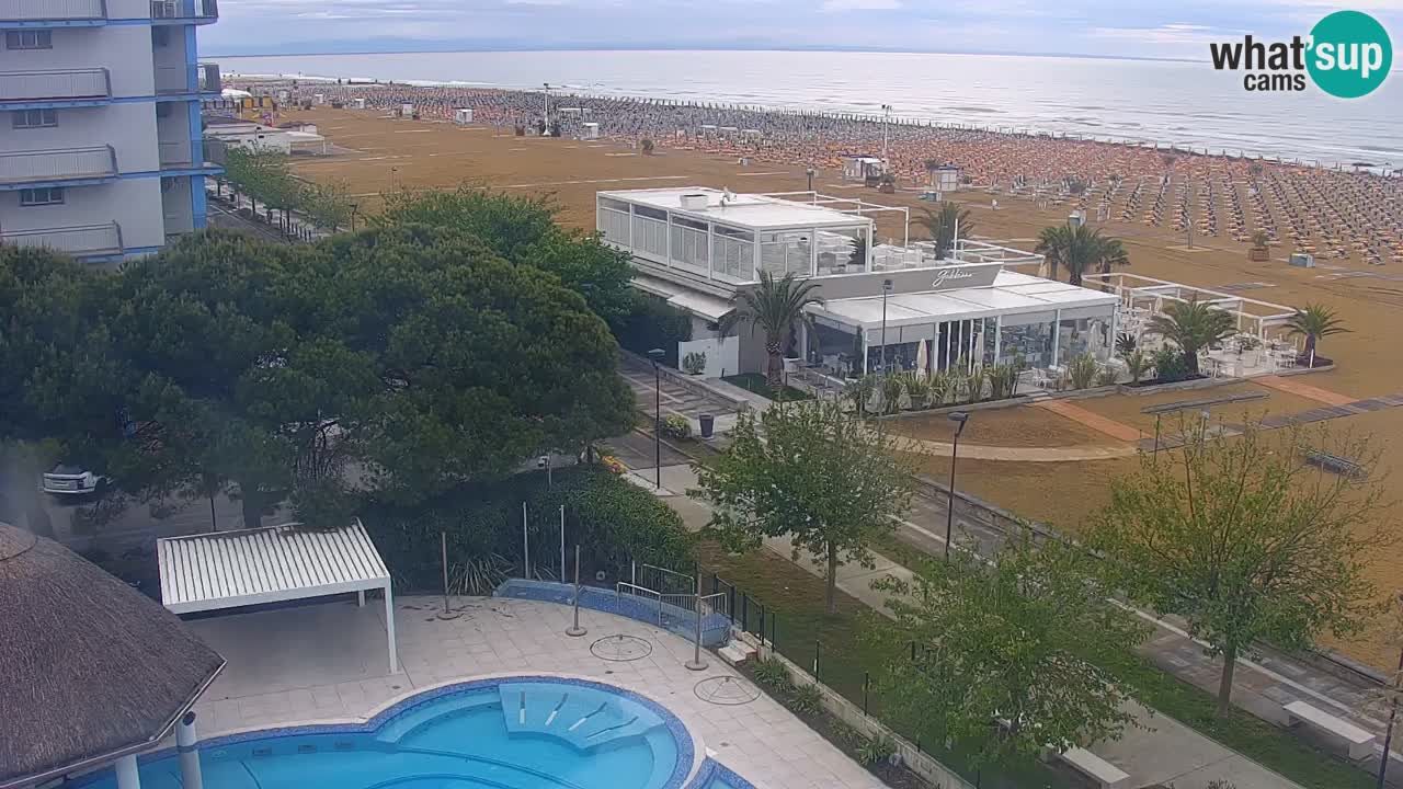 Live Webcam Bibione spiaggia – vista dall’Ashanti ApartHotel