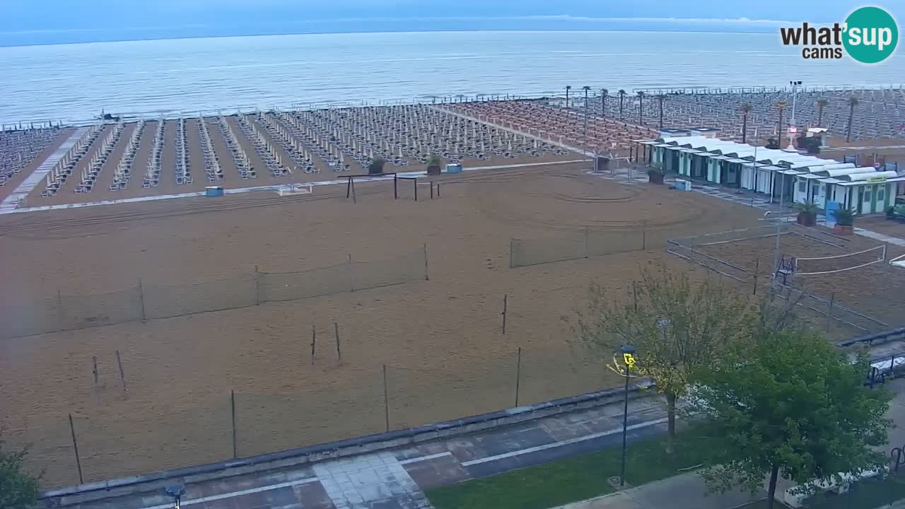 Live Webcam Bibione spiaggia – vista dall’Ashanti ApartHotel
