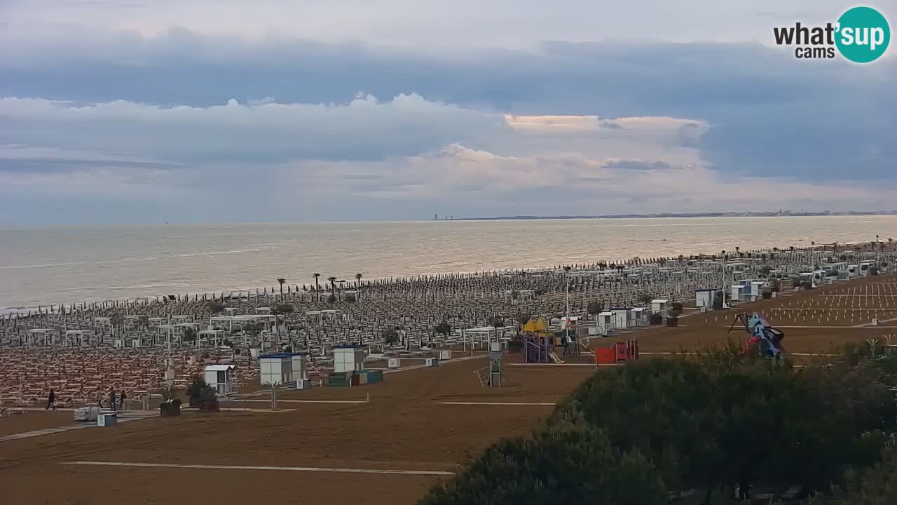 Web kamera Bibione plaža – pogled sa Ashanti ApartHotela