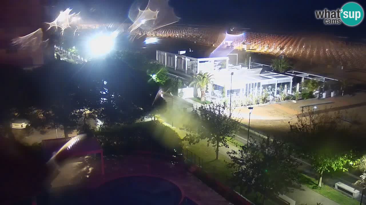 Live Webcam Bibione beach – view from Ashanti ApartHotel