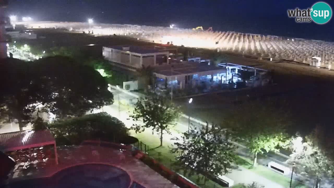 Live Webcam Bibione spiaggia – vista dall’Ashanti ApartHotel