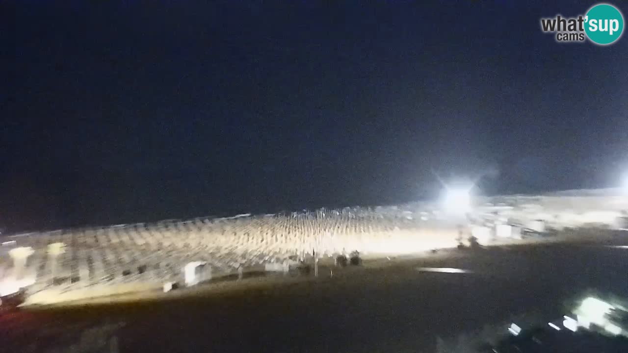 Webcam en direct plage de Bibione – vue depuis Ashanti ApartHotel