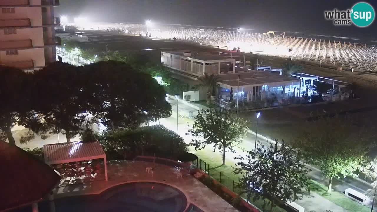 Live Webcam Bibione beach – view from Ashanti ApartHotel