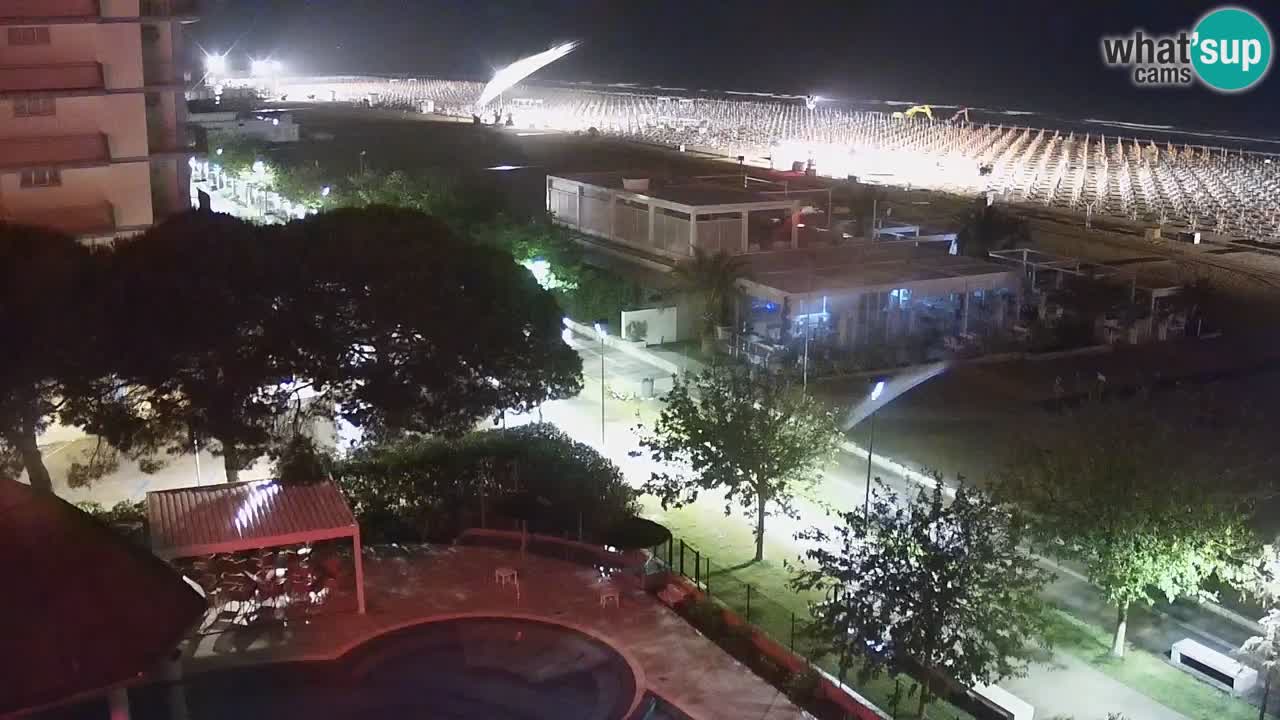 Live Webcam Bibione beach – view from Ashanti ApartHotel