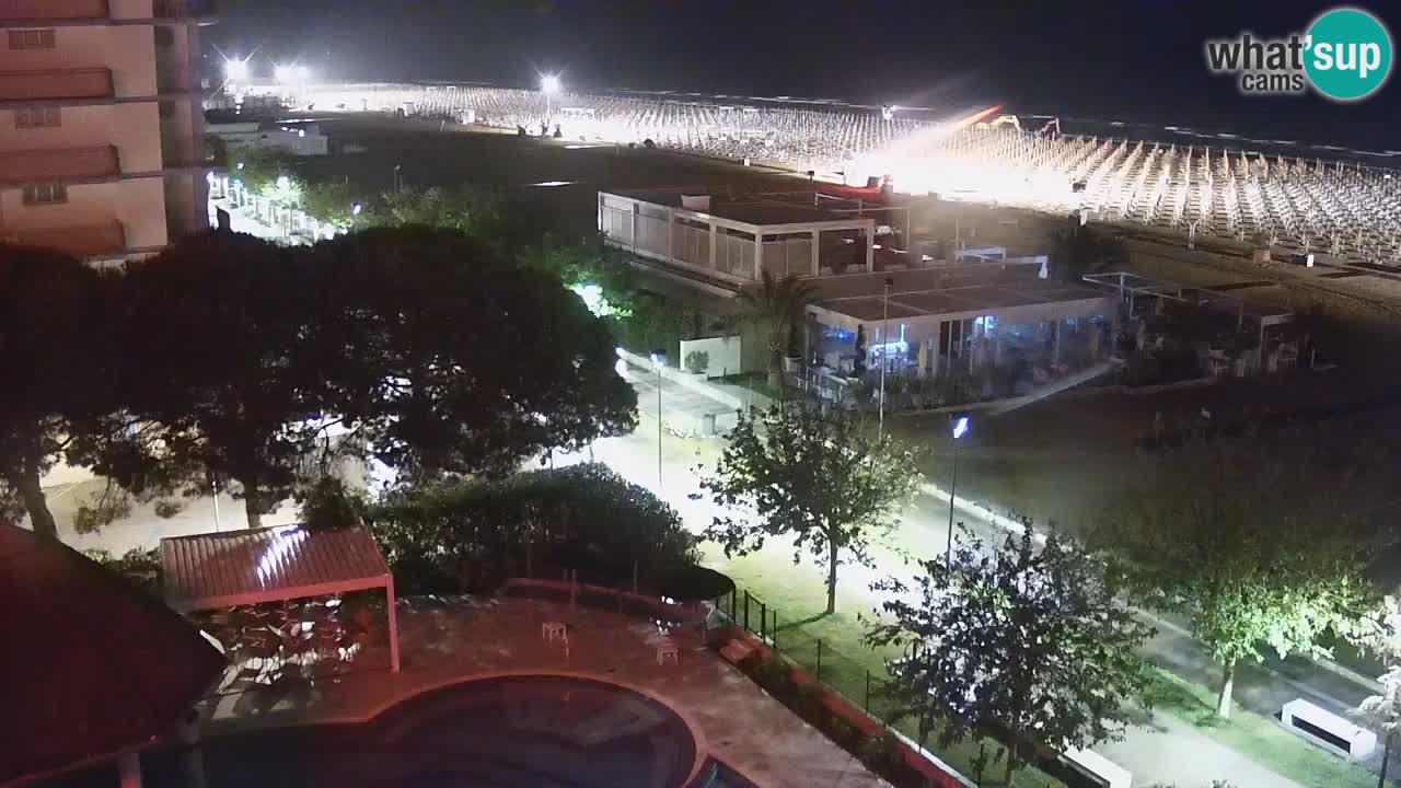 Live Webcam Bibione spiaggia – vista dall’Ashanti ApartHotel