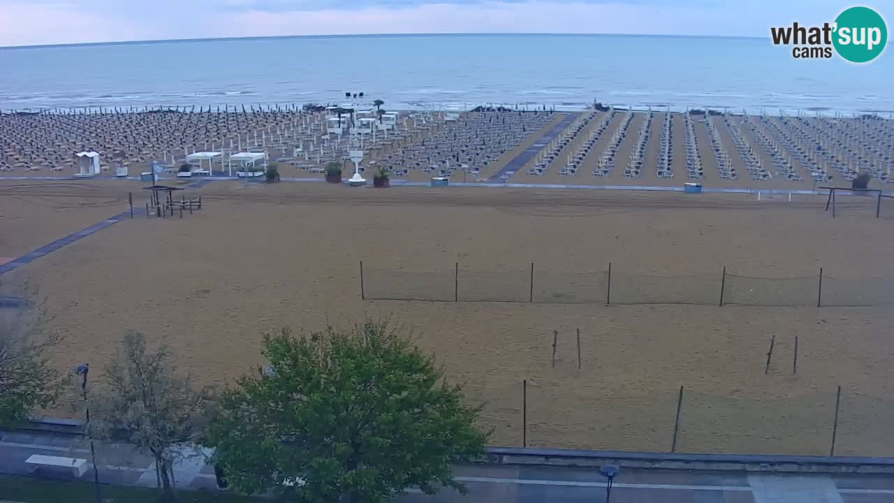 Live Webcam Bibione spiaggia – vista dall’Ashanti ApartHotel