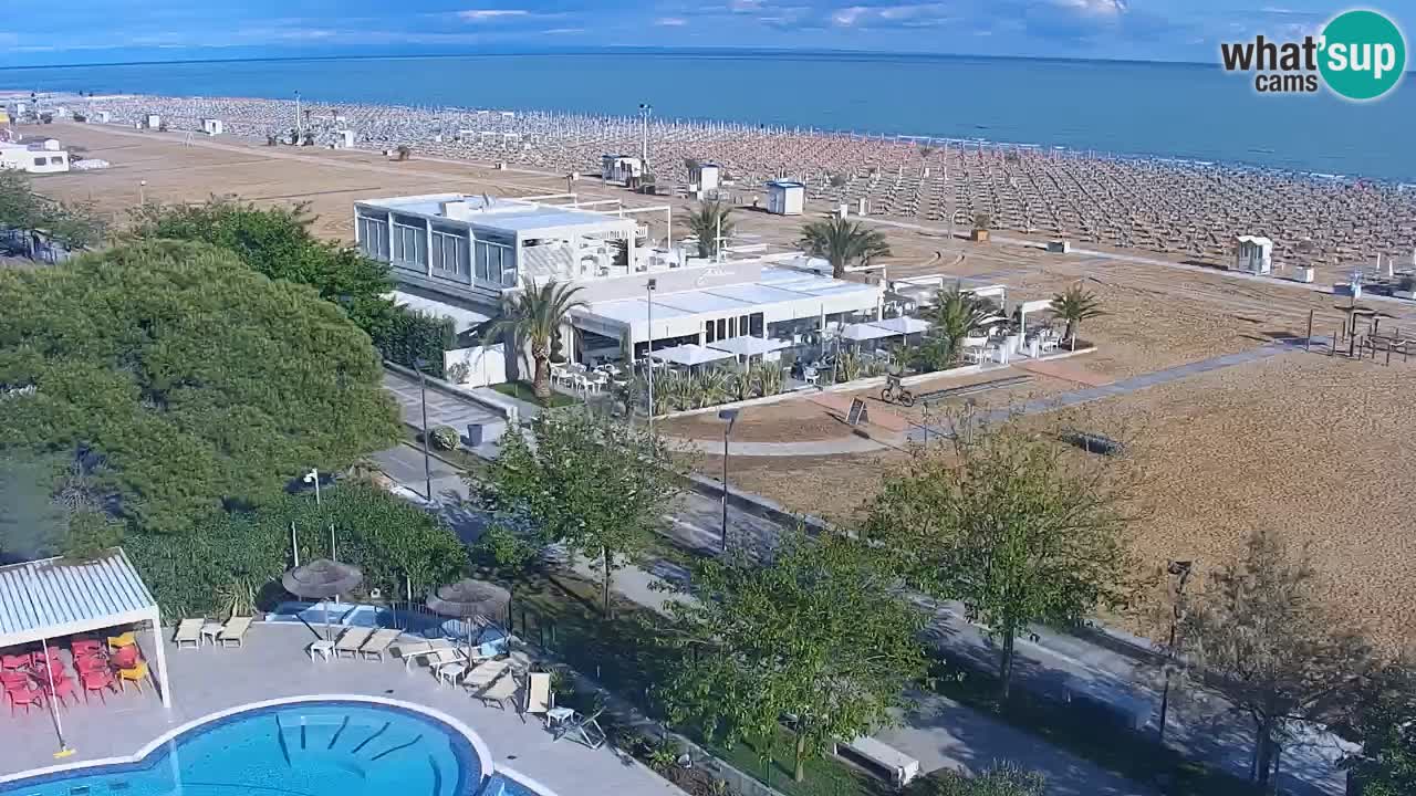 Live Webcam Bibione spiaggia – vista dall’Ashanti ApartHotel