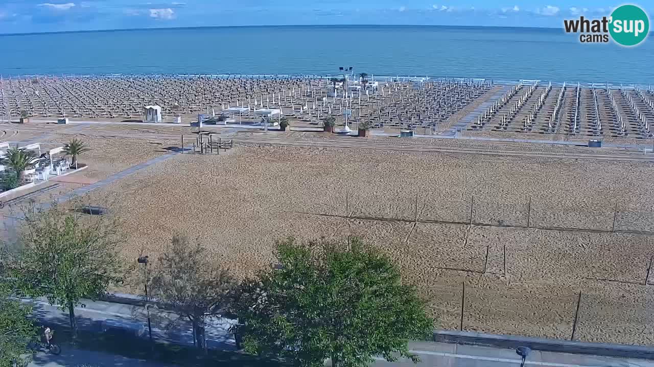 Webcam en vivo playa Bibione – vista desde Ashanti ApartHotel