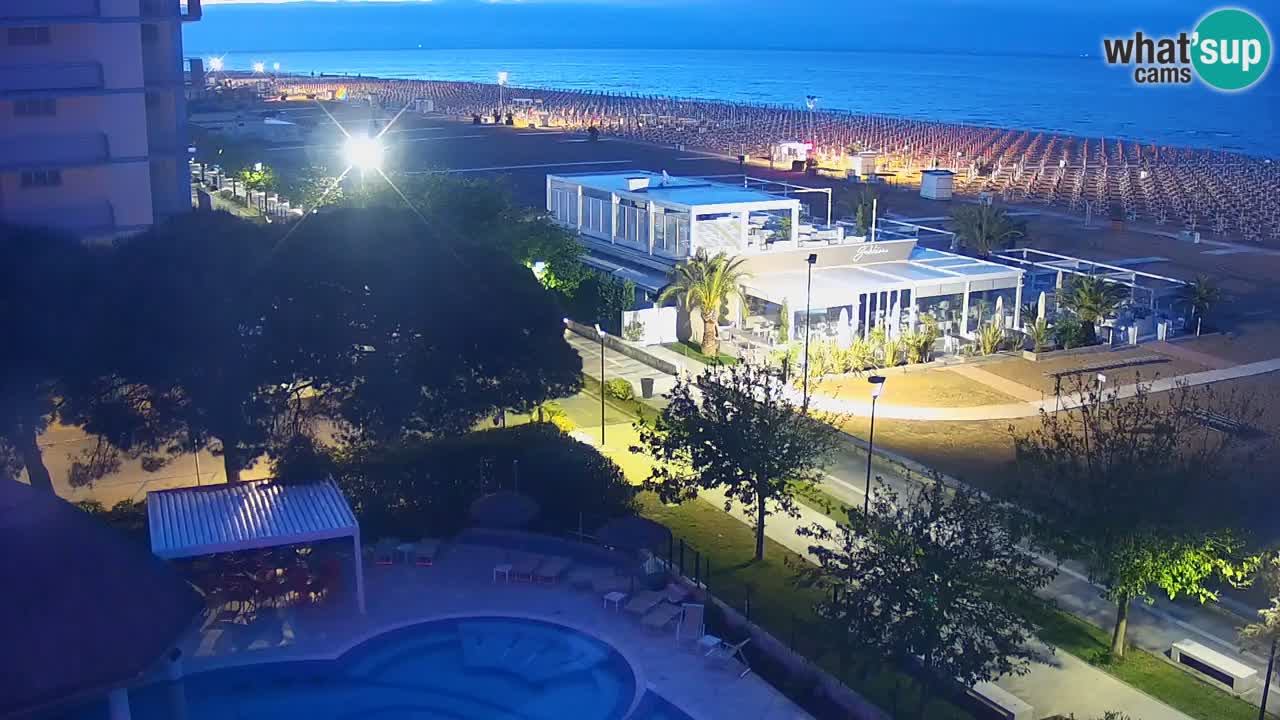 Live Webcam Bibione beach – view from Ashanti ApartHotel