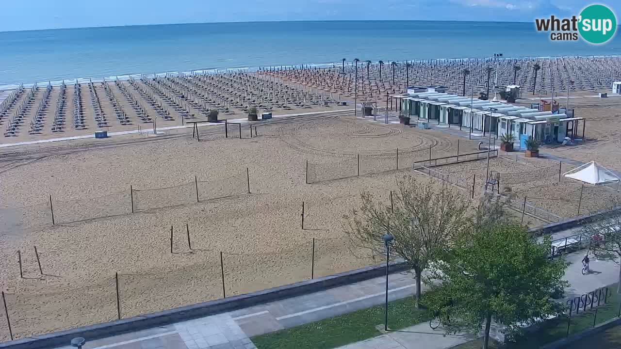 Web kamera Bibione plaža – pogled sa Ashanti ApartHotela