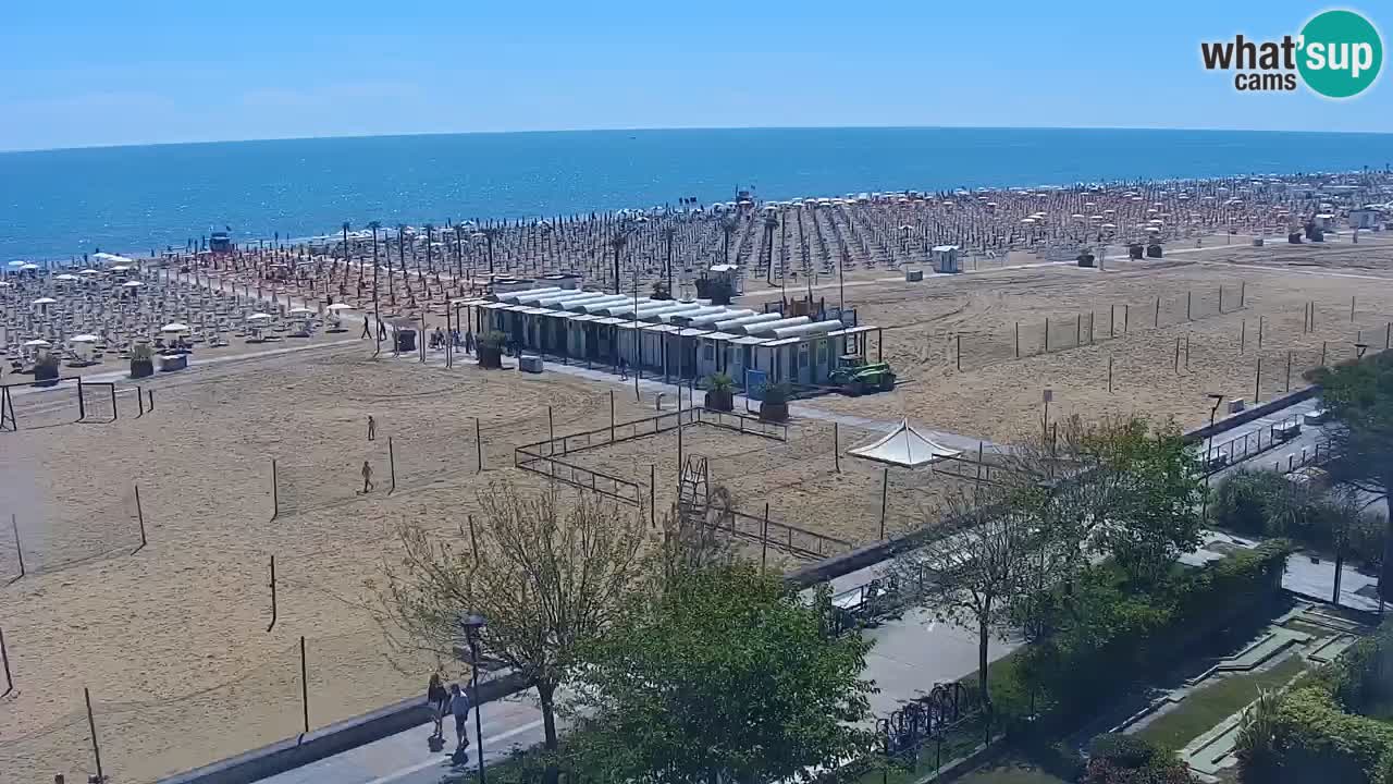 Web kamera Bibione plaža – pogled sa Ashanti ApartHotela