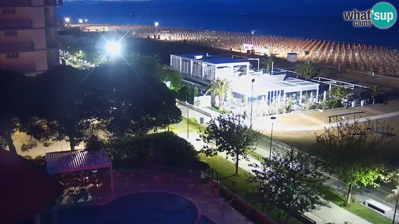 Live Webcam Bibione beach – view from Ashanti ApartHotel