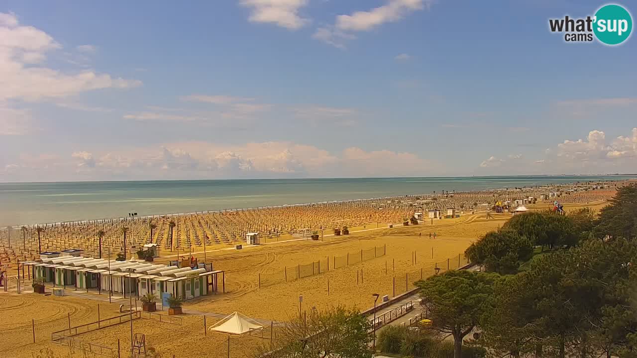 Live Webcam Bibione spiaggia – vista dall’Ashanti ApartHotel