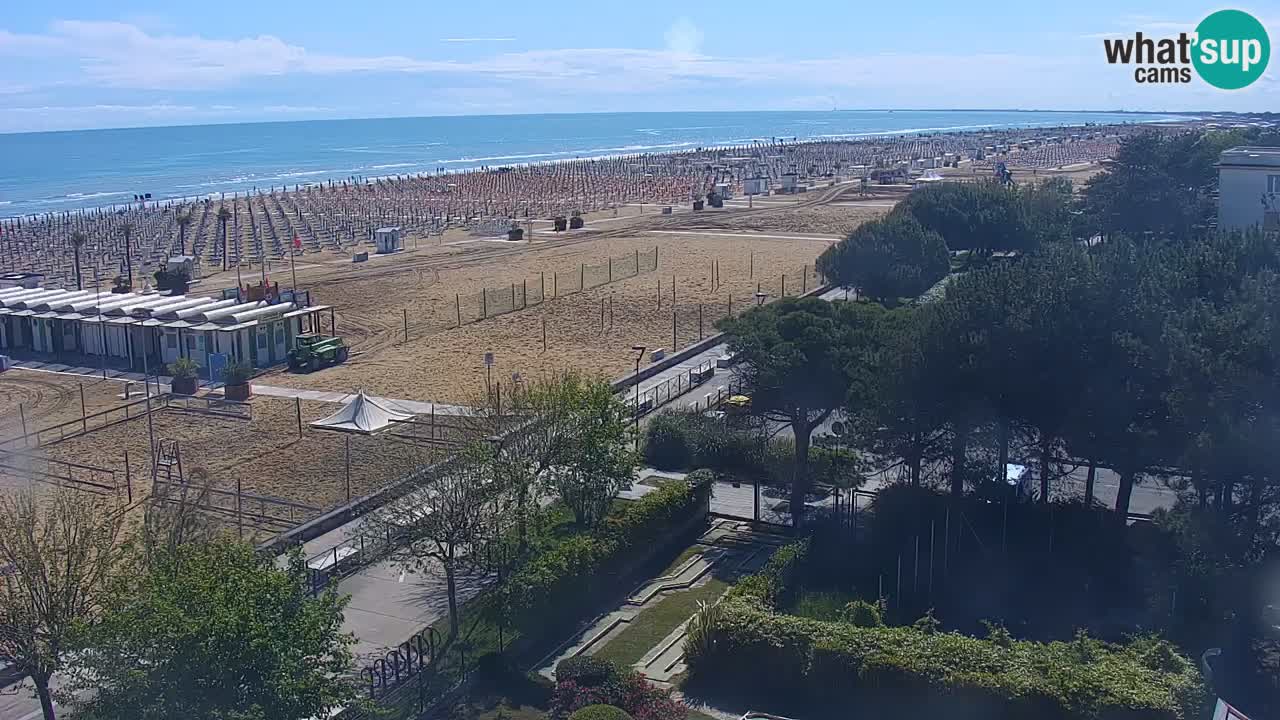 Live Webcam Bibione spiaggia – vista dall’Ashanti ApartHotel
