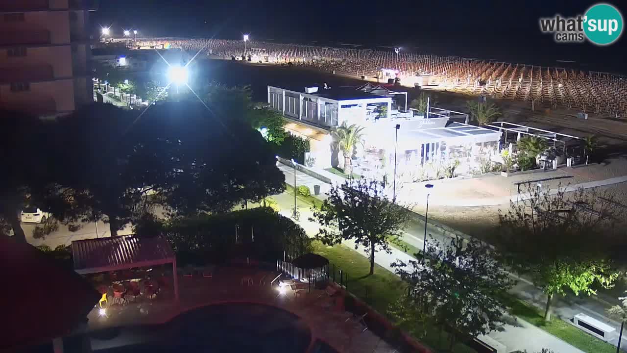 Live Webcam Bibione beach – view from Ashanti ApartHotel