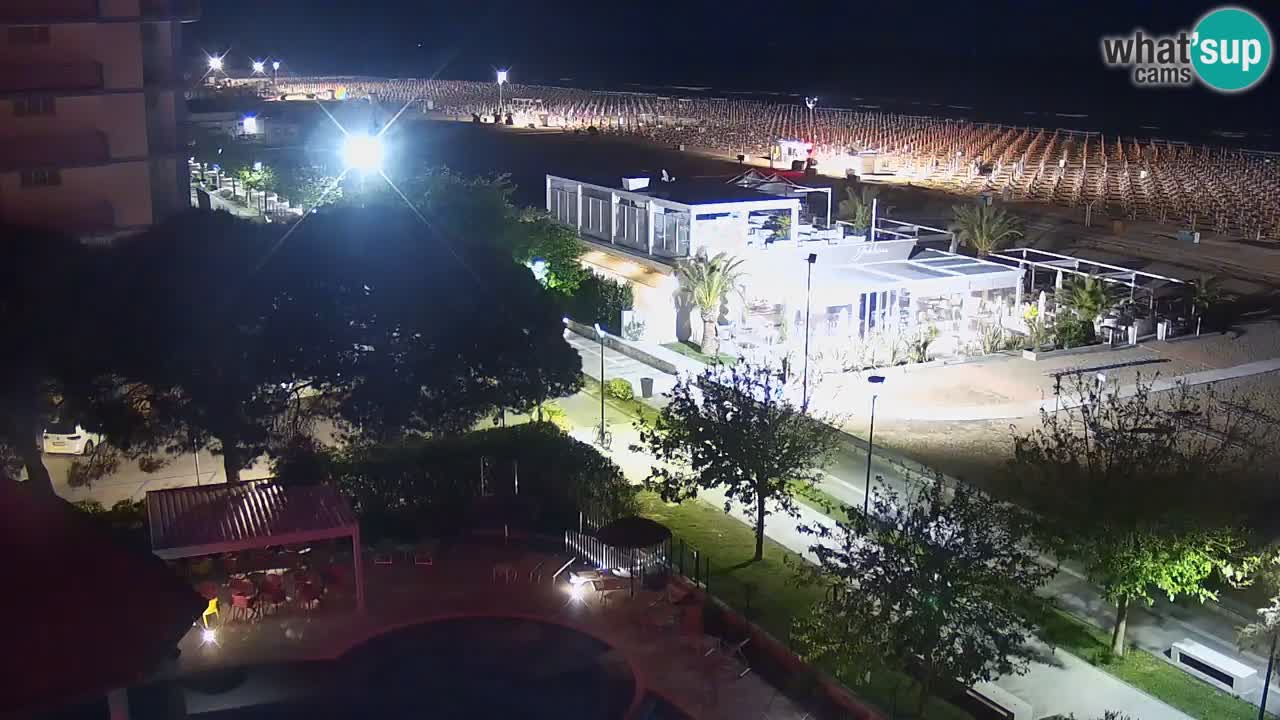 Live Webcam Bibione beach – view from Ashanti ApartHotel