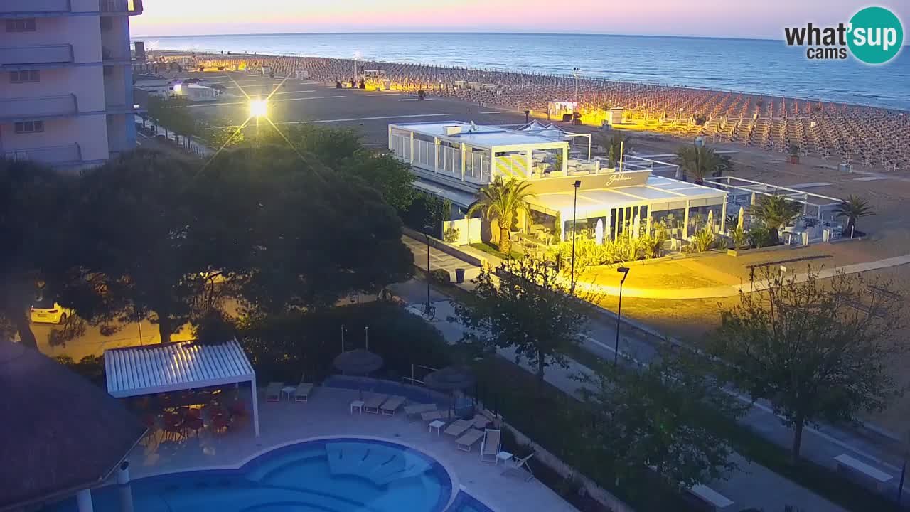 Live Webcam Bibione beach – view from Ashanti ApartHotel