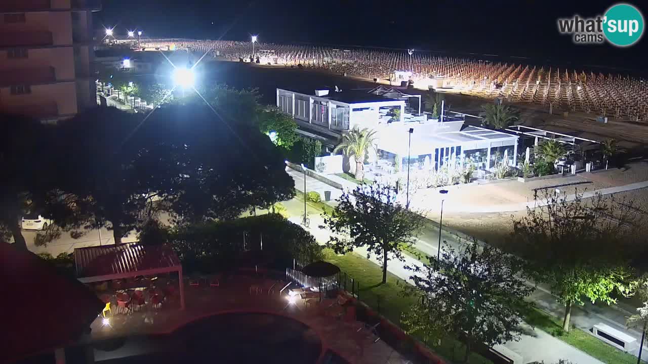 Live Webcam Bibione spiaggia – vista dall’Ashanti ApartHotel