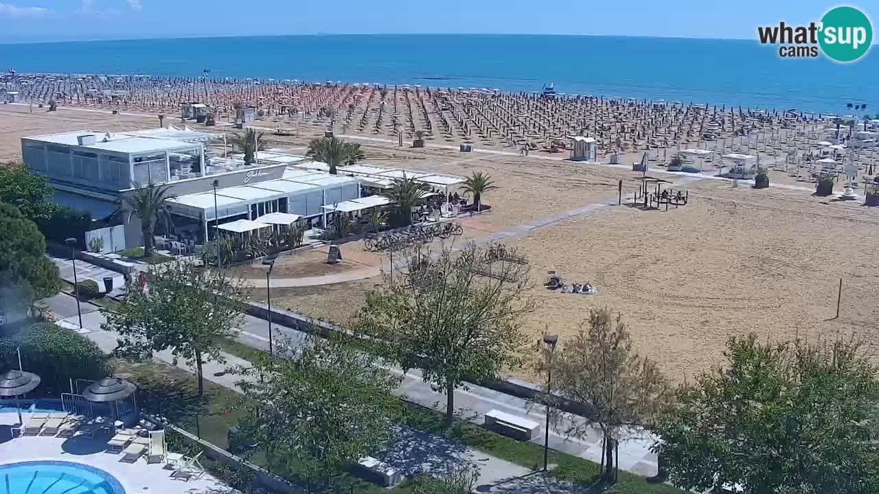 Live Webcam Bibione Strand – Blick vom Ashanti ApartHotel