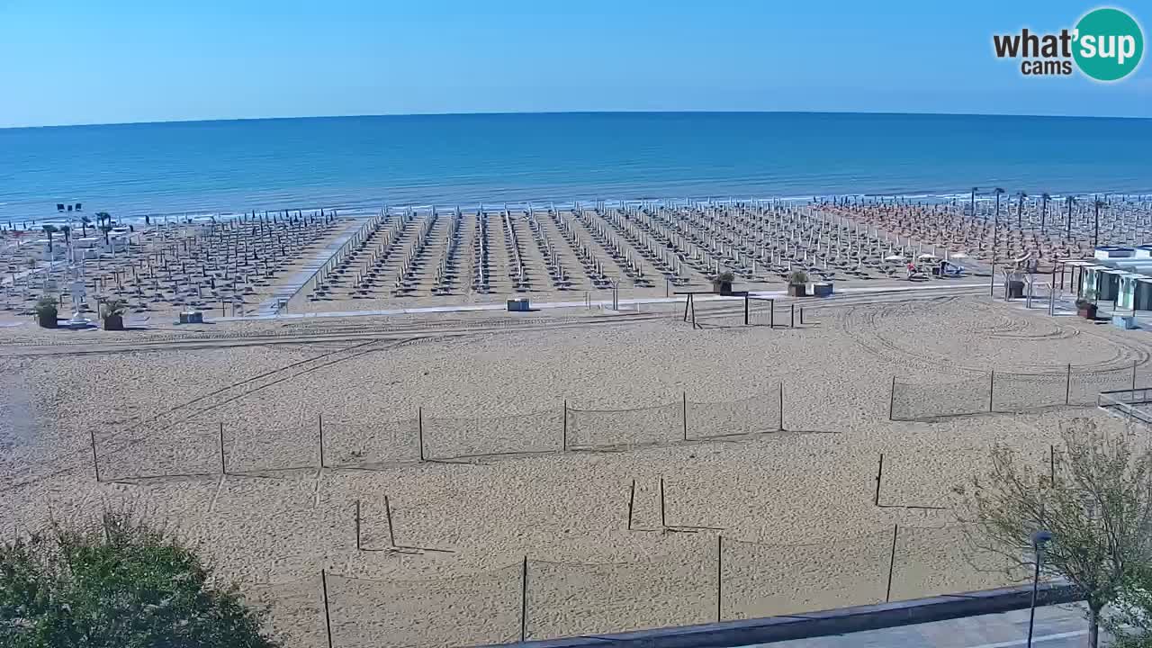 Web kamera Bibione plaža – pogled sa Ashanti ApartHotela