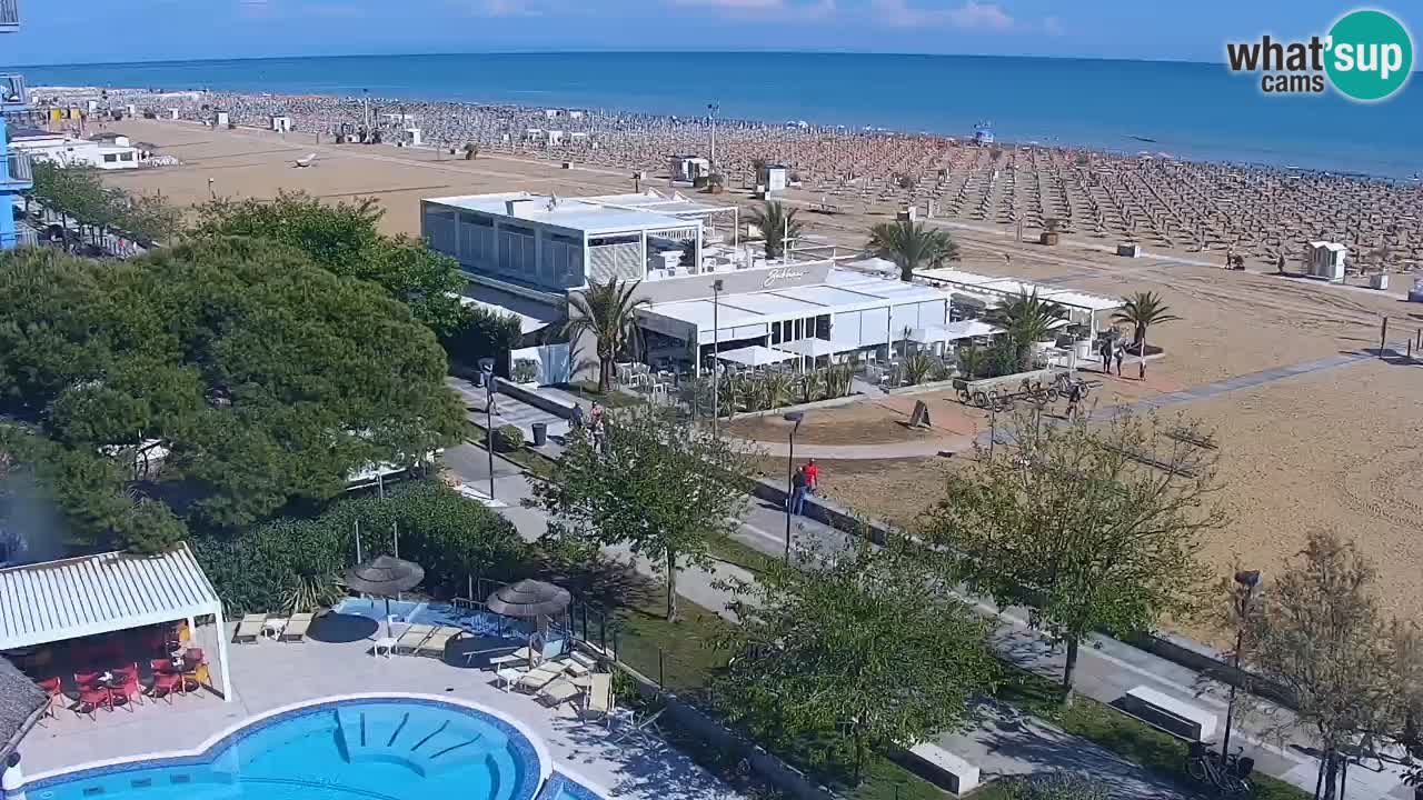 Live Webcam Bibione Strand – Blick vom Ashanti ApartHotel