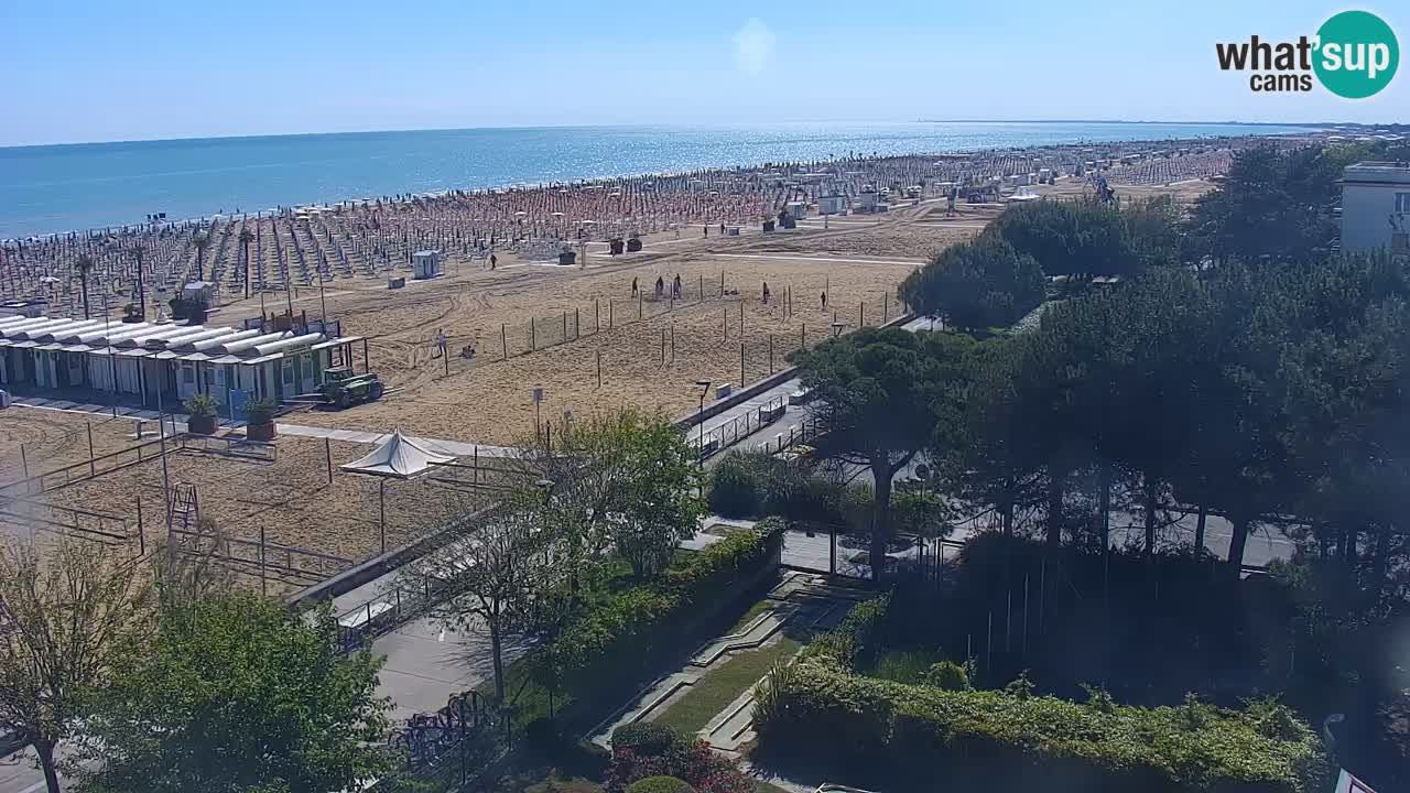 Live Webcam Bibione beach – view from Ashanti ApartHotel