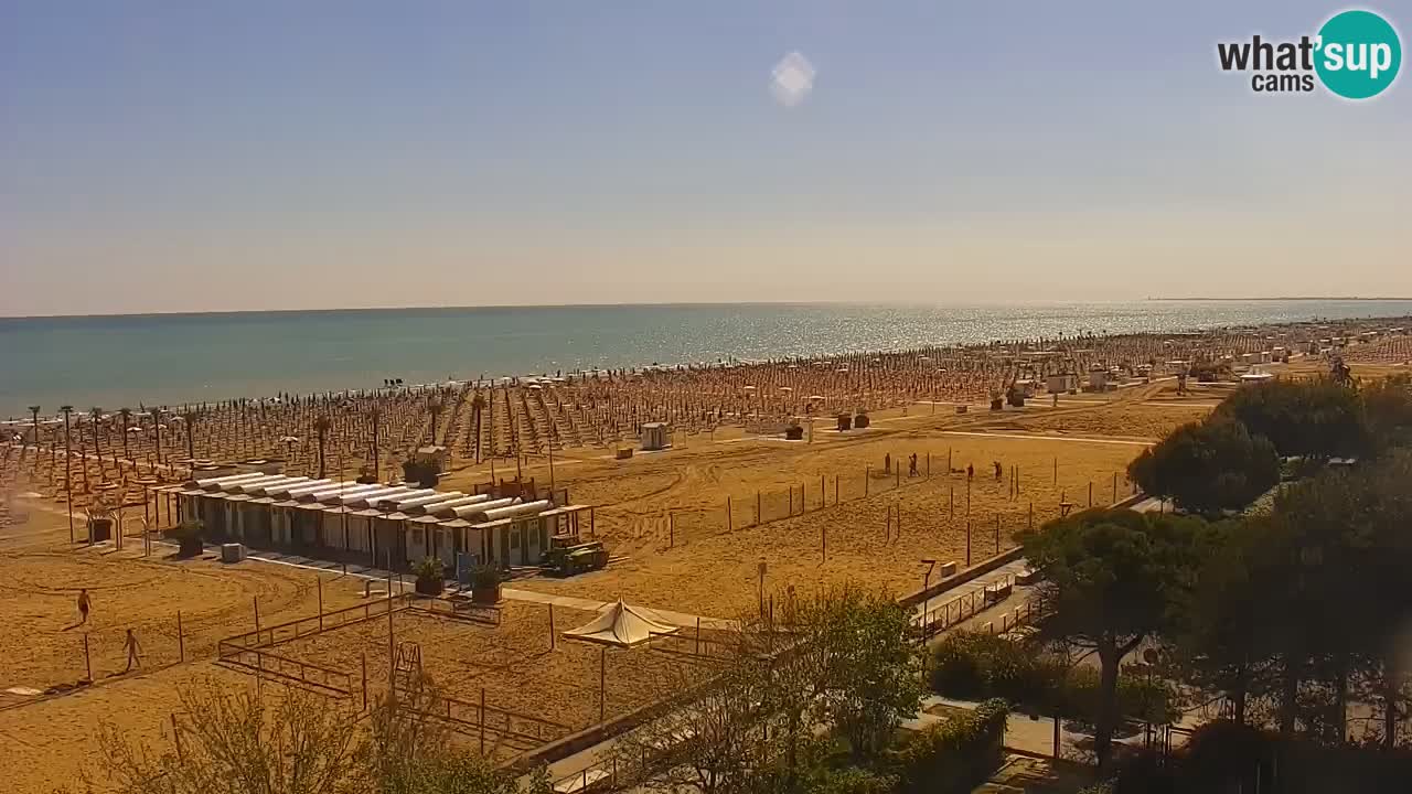 Live Webcam Bibione beach – view from Ashanti ApartHotel