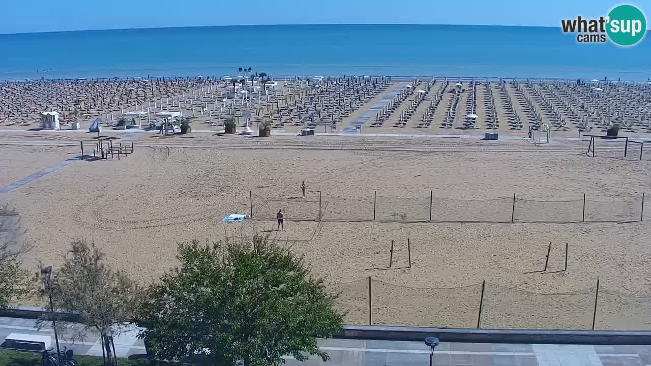 Webcam en direct plage de Bibione – vue depuis Ashanti ApartHotel