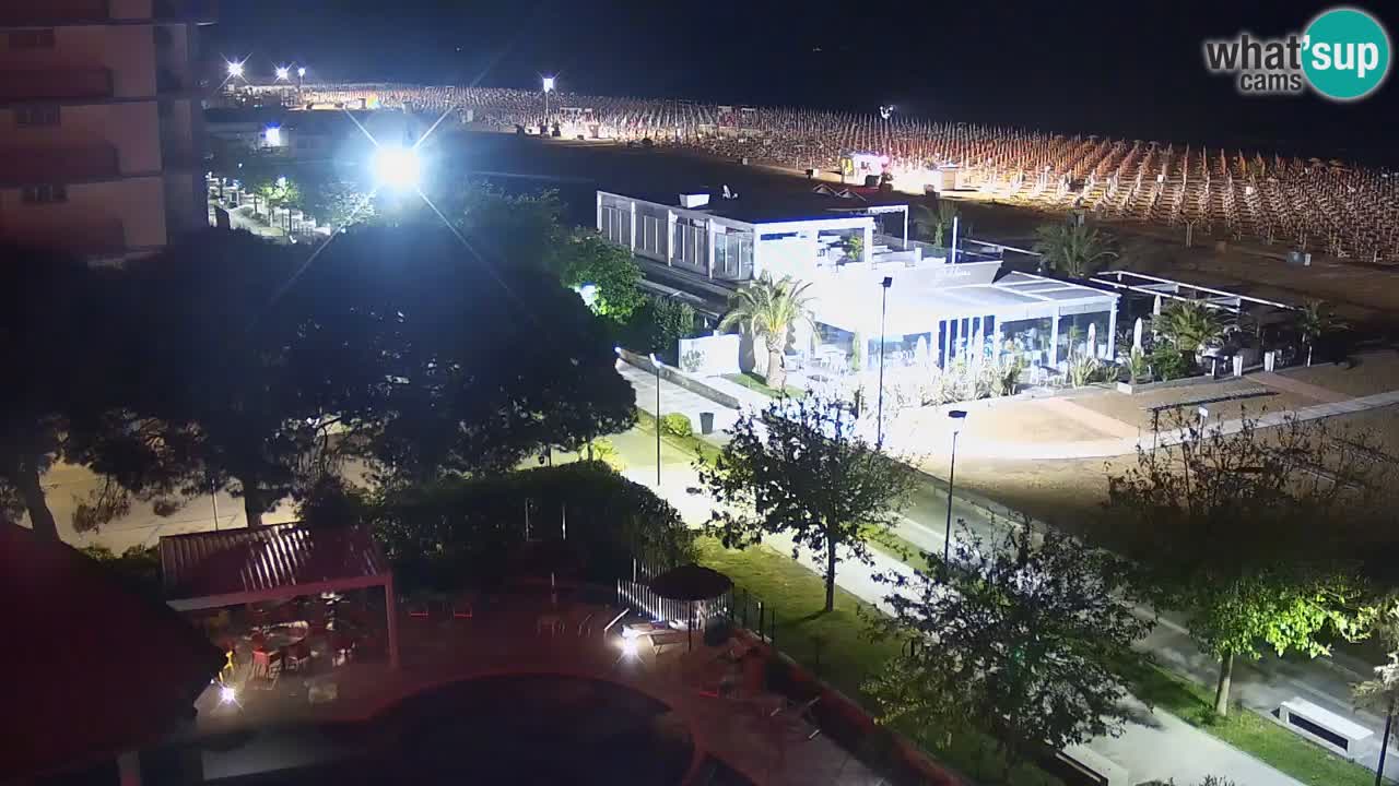Live Webcam Bibione spiaggia – vista dall’Ashanti ApartHotel