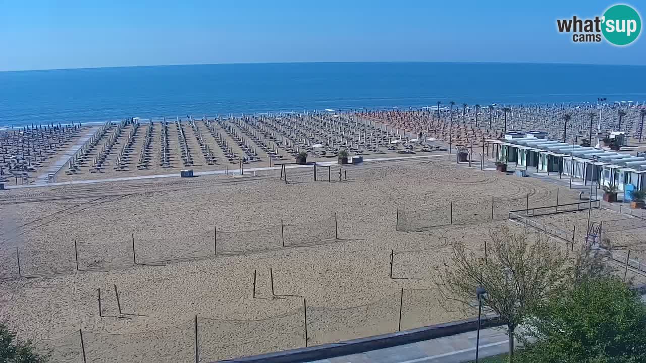 Web kamera Bibione plaža – pogled sa Ashanti ApartHotela