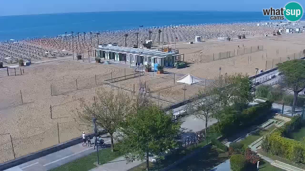 Web kamera Bibione plaža – pogled sa Ashanti ApartHotela