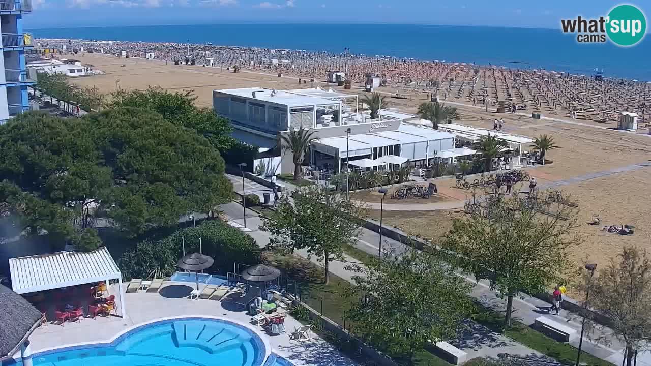 Live Webcam Bibione beach – view from Ashanti ApartHotel