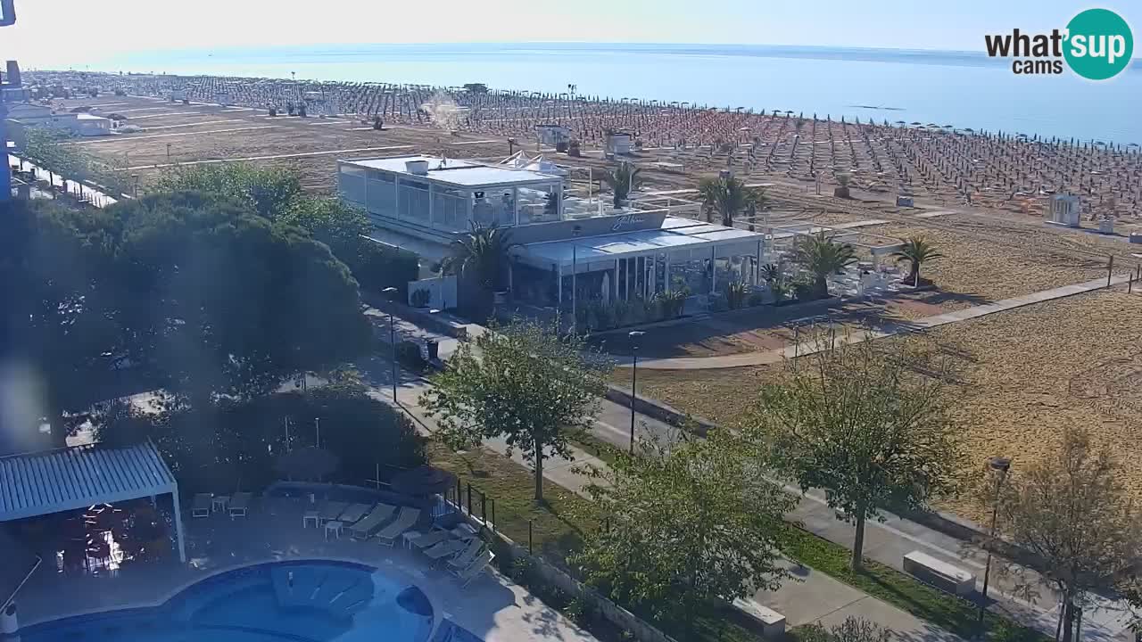 Live Webcam Bibione beach – view from Ashanti ApartHotel