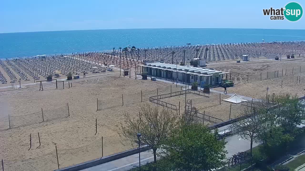 Live Webcam Bibione beach – view from Ashanti ApartHotel