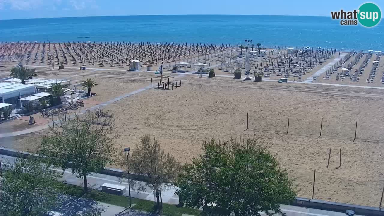 Live Webcam Bibione beach – view from Ashanti ApartHotel
