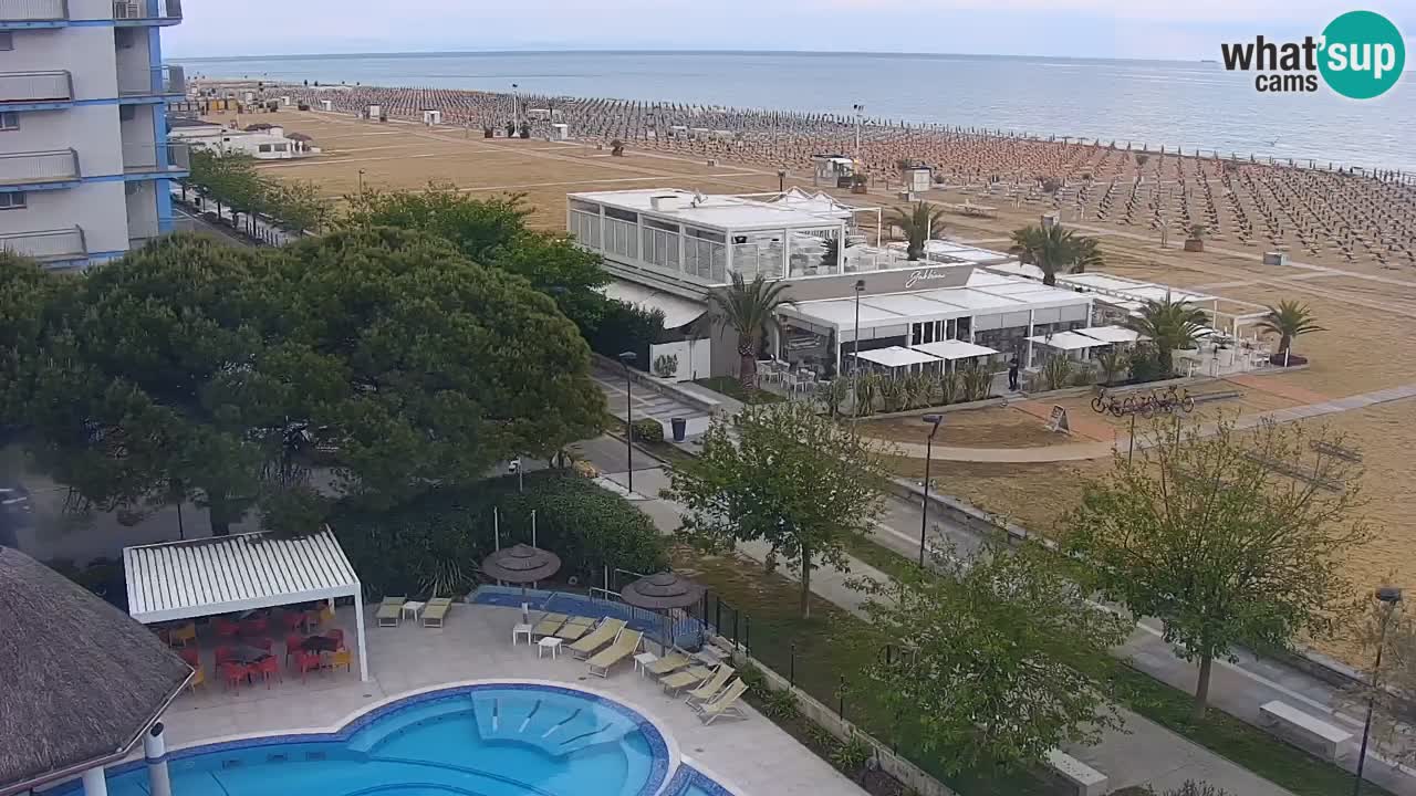 Live Webcam Bibione beach – view from Ashanti ApartHotel