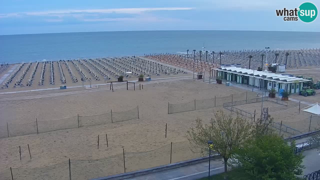 Webcam en vivo playa Bibione – vista desde Ashanti ApartHotel