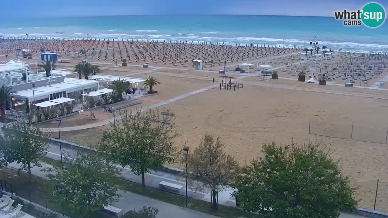 Webcam en vivo playa Bibione – vista desde Ashanti ApartHotel