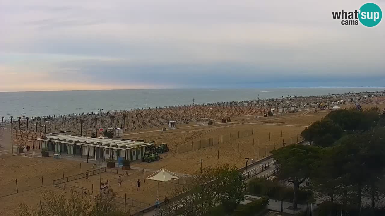 Webcam en direct plage de Bibione – vue depuis Ashanti ApartHotel