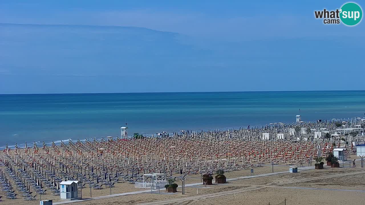 Webcam en vivo playa Bibione – vista desde Ashanti ApartHotel