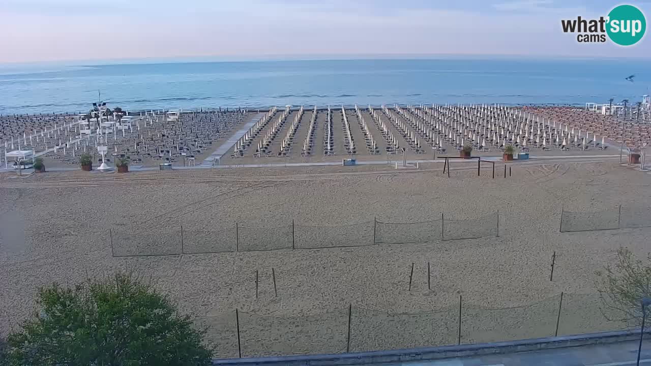 Web kamera Bibione plaža – pogled sa Ashanti ApartHotela
