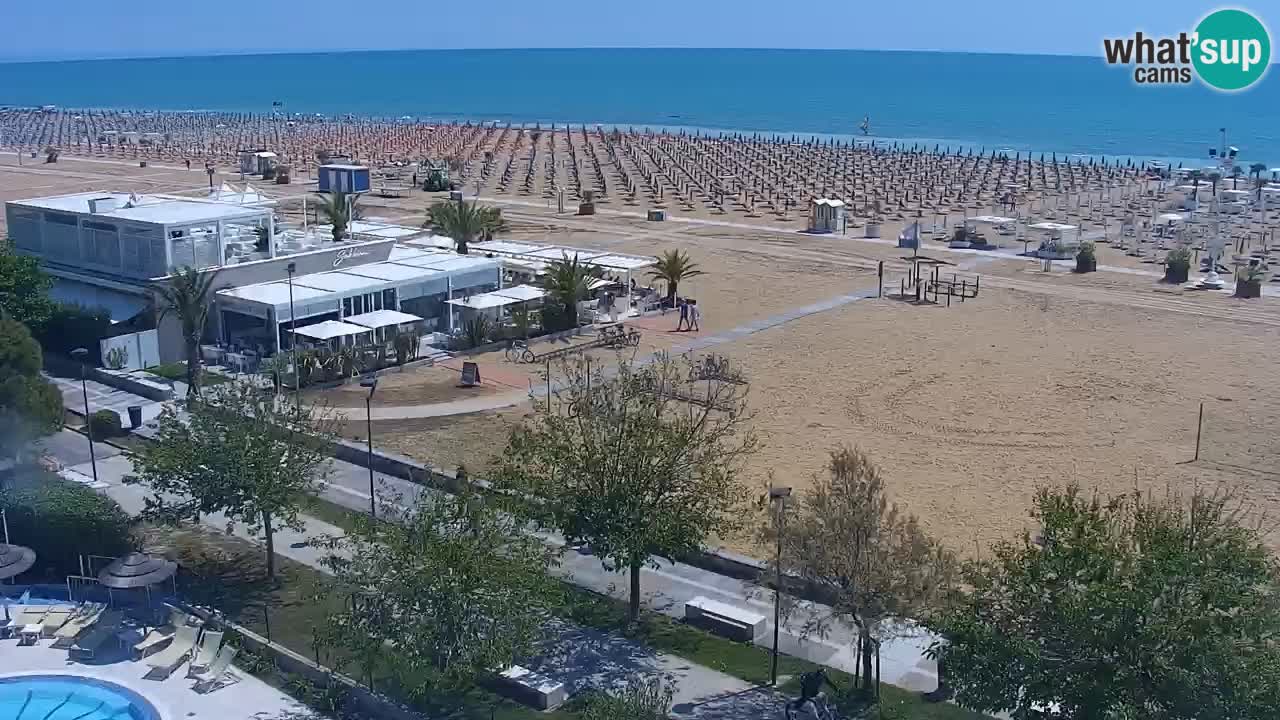Live Webcam Bibione beach – view from Ashanti ApartHotel